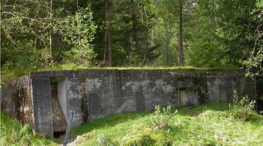 Bunker fra Tennebekkområdet. Foto: Byantikvaren, Bergen Kommune
