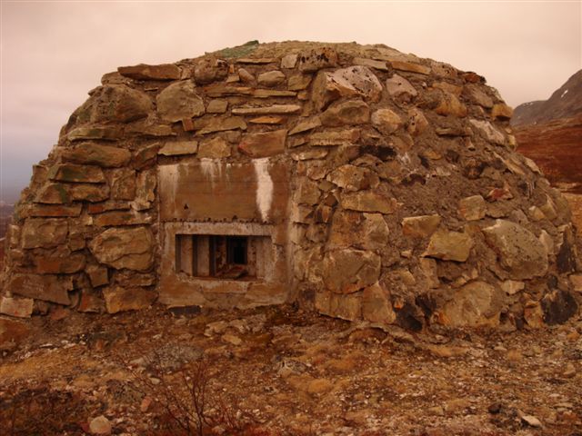 Små bunker på toppen