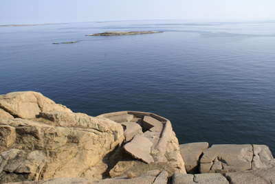 Fint sted om sommeren, surt i sørlige vinder på vinteren. Ved Tønsberg Tønne