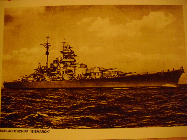 This photograph of the Bismarck was taken in 1940 during her trials in the Baltic Sea.