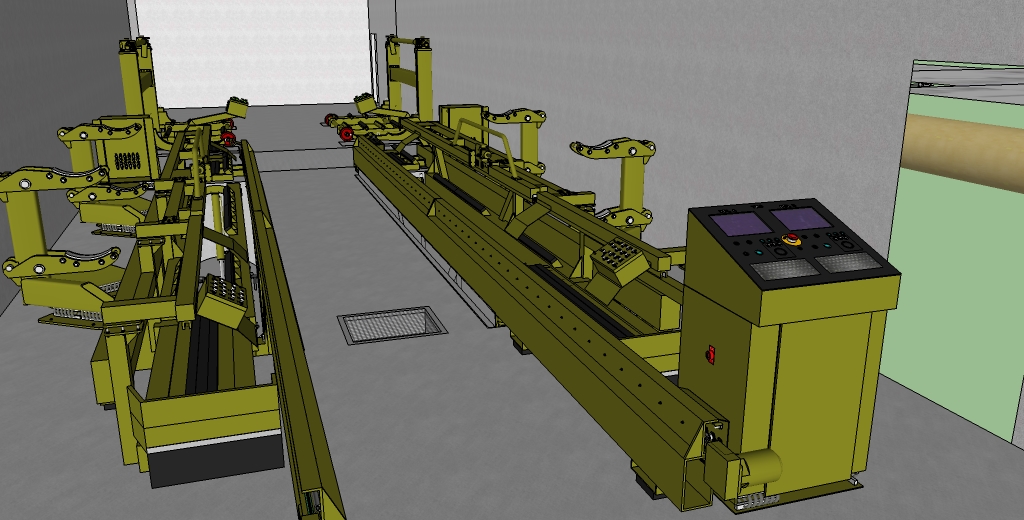 Torpedo hall med alt TLAS utstyr på plass
