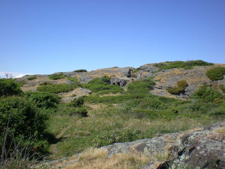 bunker/anlegg ca 500 meter fra fortet som forvaret bruker ennå.