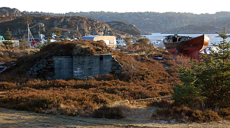 Bunker nr. 2 sett mot sørvest.