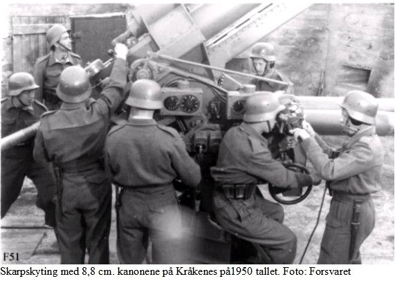 Fra Trondenes på 50-tallet.<br />Foto:Forsvaret.
