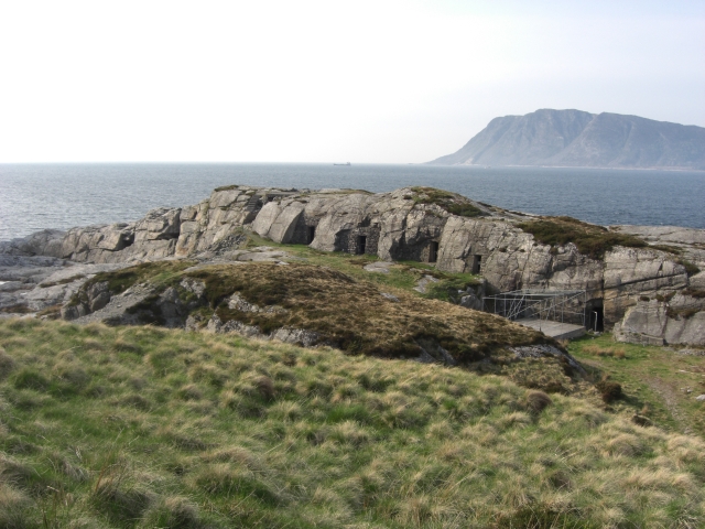 Mot vest, Godøya i bakgrunnen.