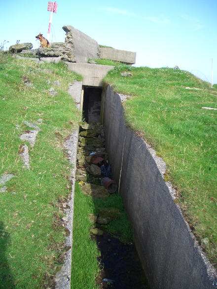 Inngang Kommandobunker