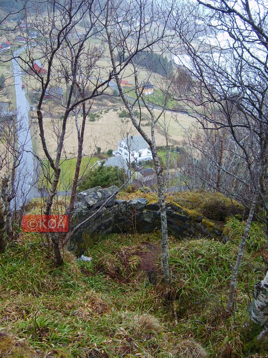 Det er fleire stillingar av denne typen på Halsanakken i tillegg til luftvernet.