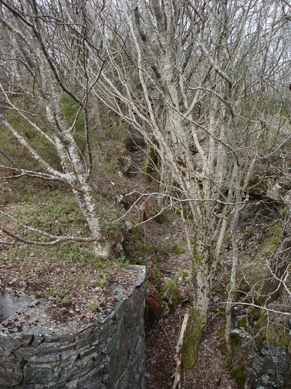 Løpegrav mellom nr.31 og komandobunker nr.30