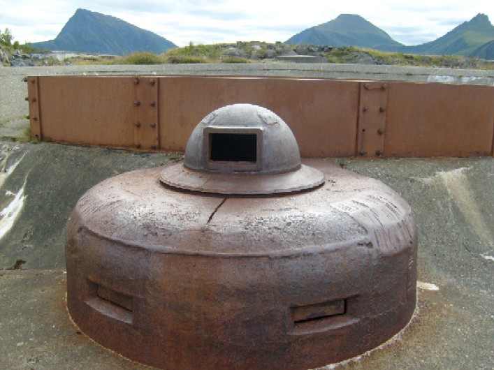 Tak kom.bunker m/panserkuppel