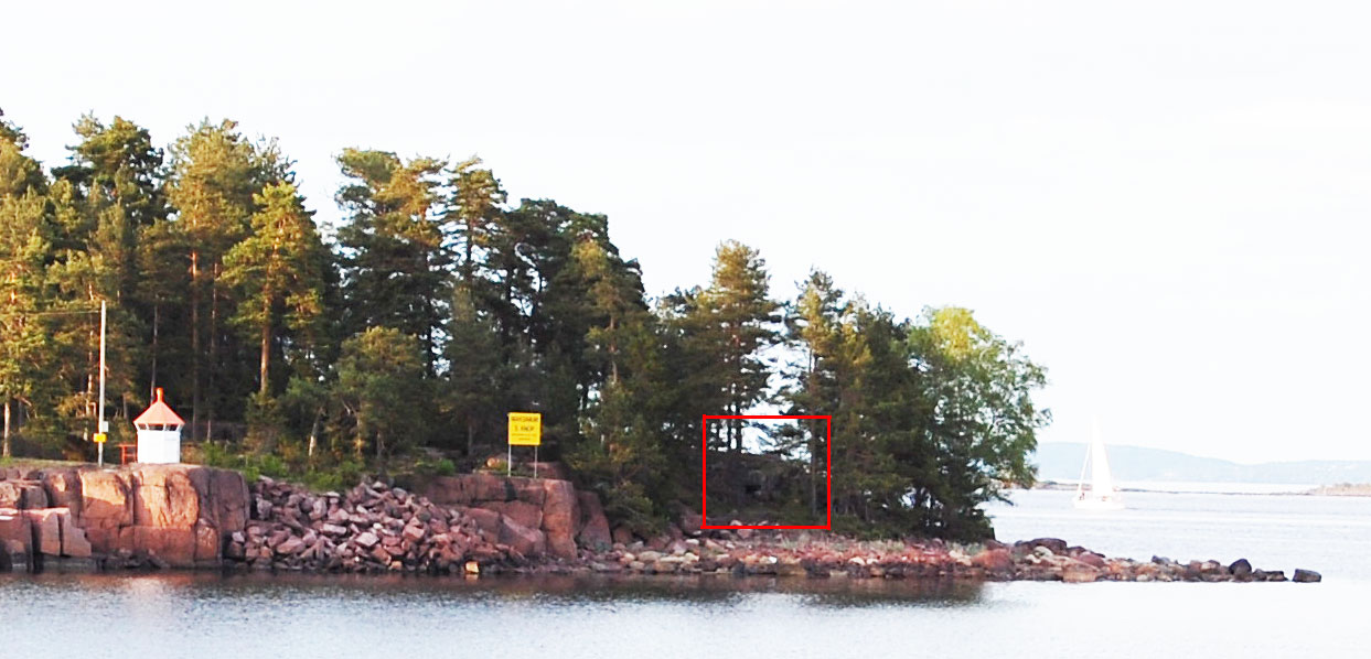 Tvilling-bunkerene på Jarlsø. Husøy og Jarlsø dekket innseilingen til Tønsberg mot de mindre fartøyene som evt. kom seg forbi Bolærne.