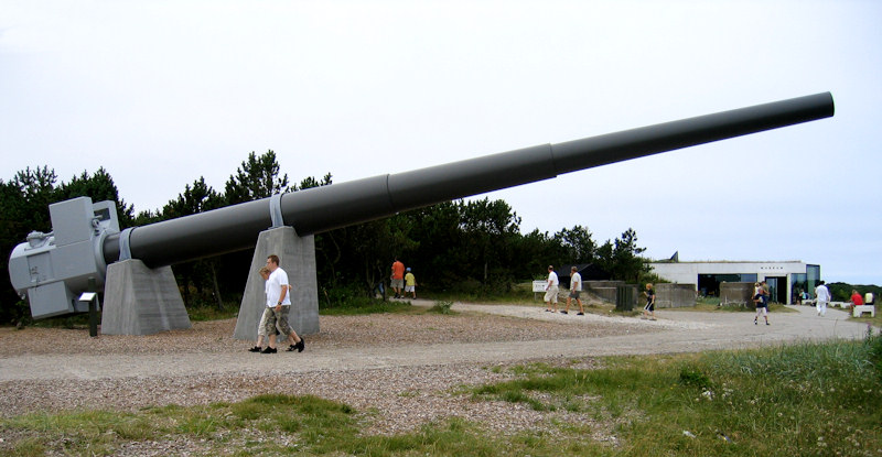 38cm kanonrør på MuseumsCenter Hanstholm
