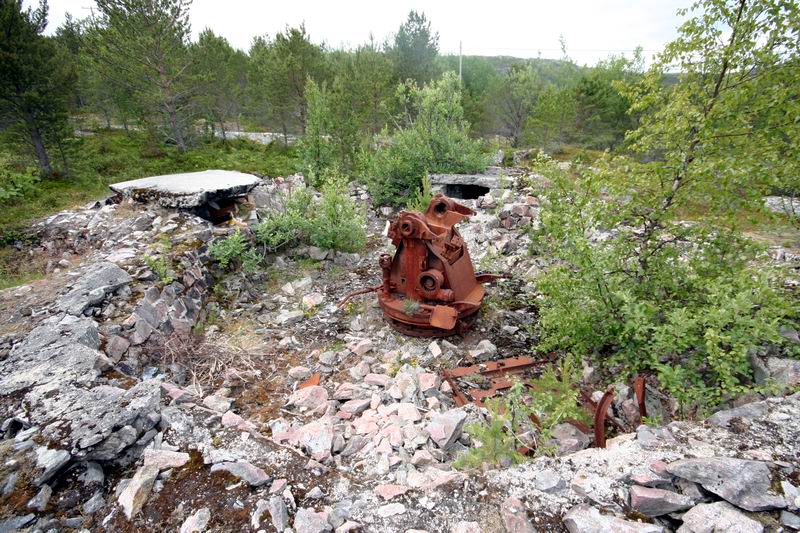 En av de åpne stillingene fra slutten av krigen.... Mildt sagt dårlig kvalitet på denne!