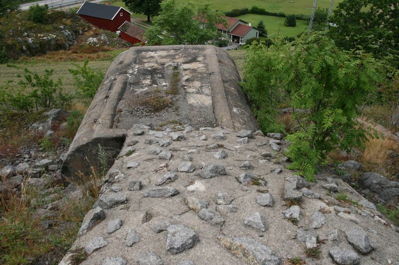 Utsikt fra toppen av inngangspartiet.