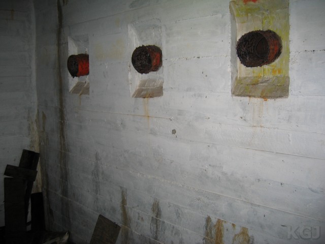 Luftinger inne i PAK bunkeren