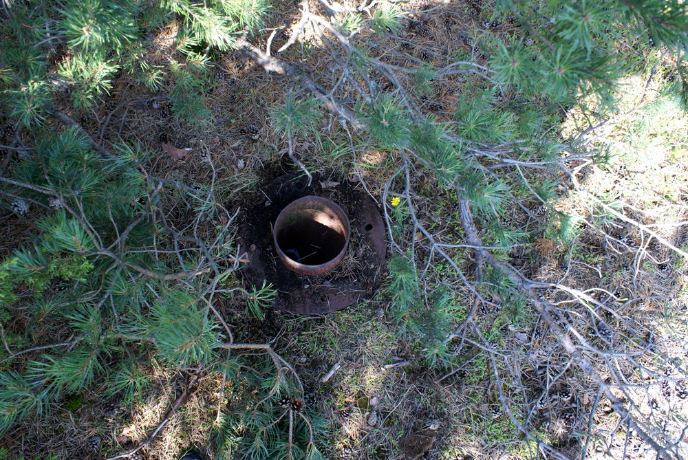 Kabelgjenomføring ned til bunker