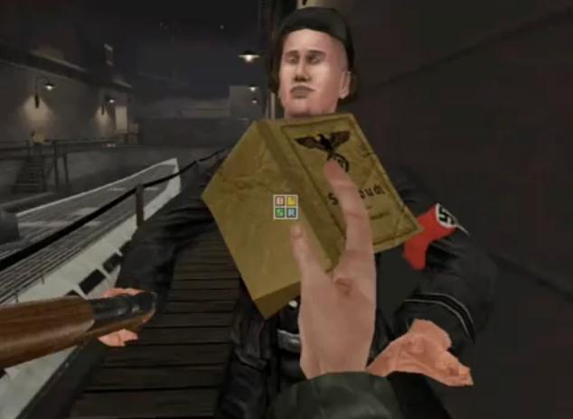 Soldat som ber om legitimasjon