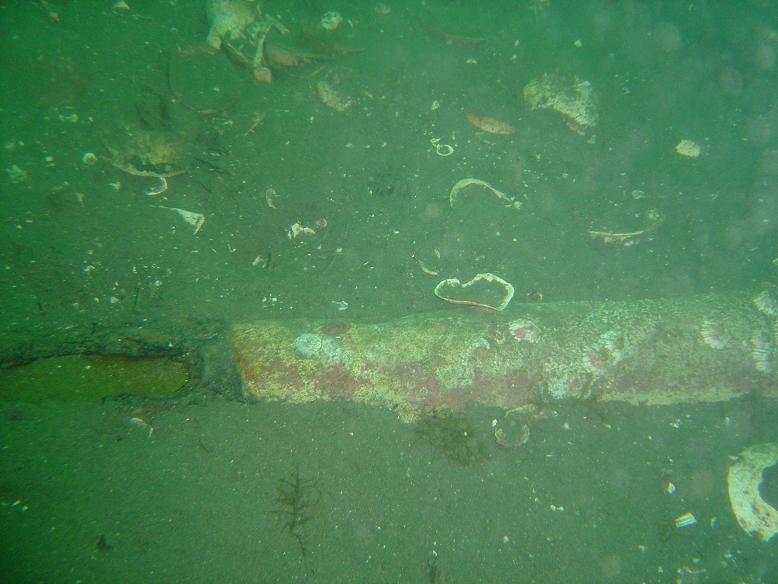 7.5 cm med hylse under vann