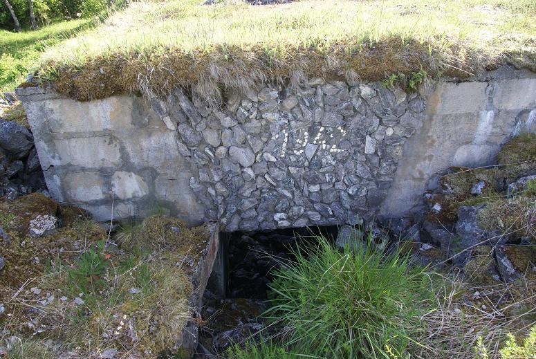 Bunker med årstall