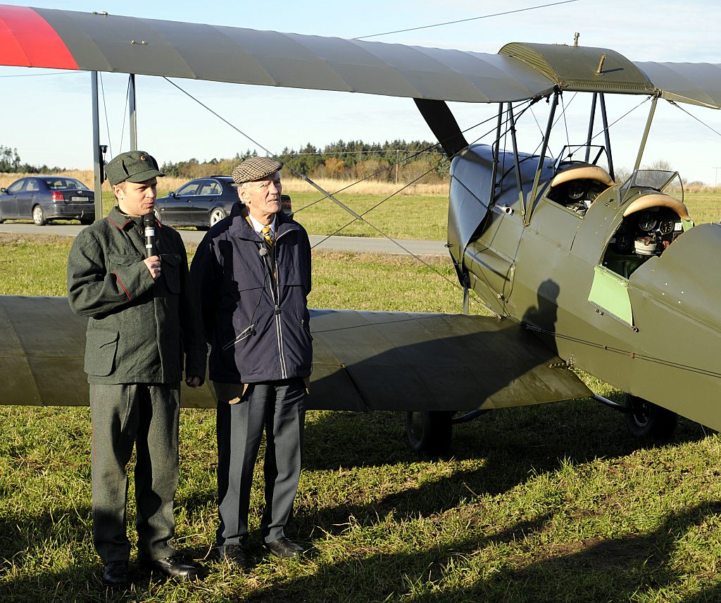 General løytnant Wilhelm Mohr, og initiativtaker til arrangementet (Martin Thu Tesli om jeg ikke forsto det feil).