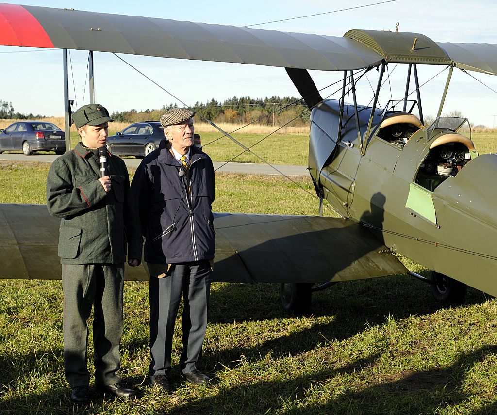 General løytnant Wilhelm Mohr, og initiativtaker til arrangementet (Martin Thu Tesli om jeg ikke forsto det feil).