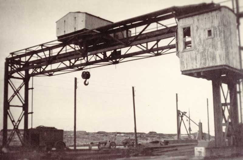 På den provisoriske havnen var bygd ikke langt unna fortet, der campingplassen ligger idag.