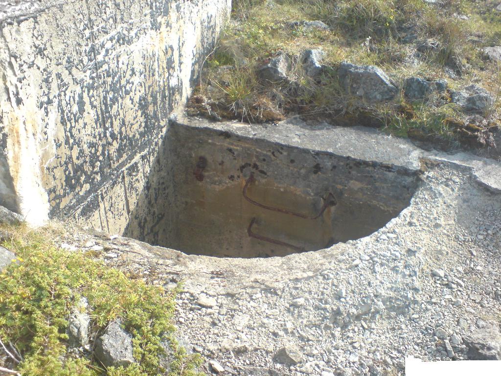 Detalj fra kommandobunker.