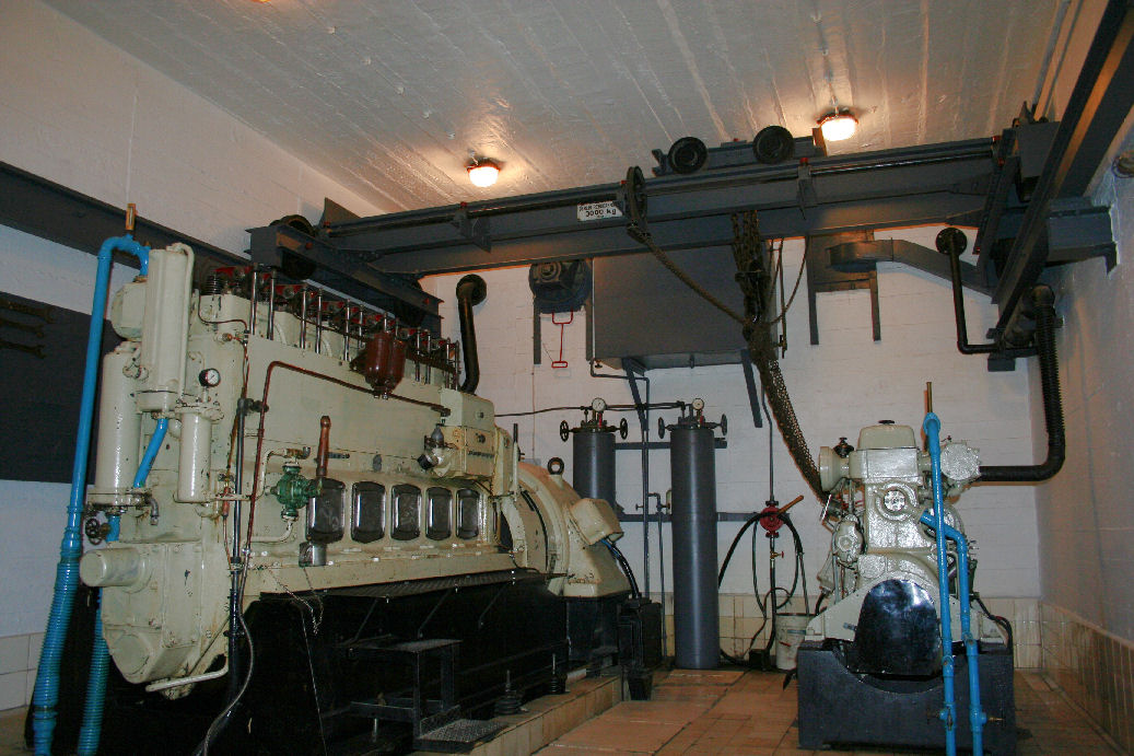Deutz aggregatet som driver kanonen på Vara,
