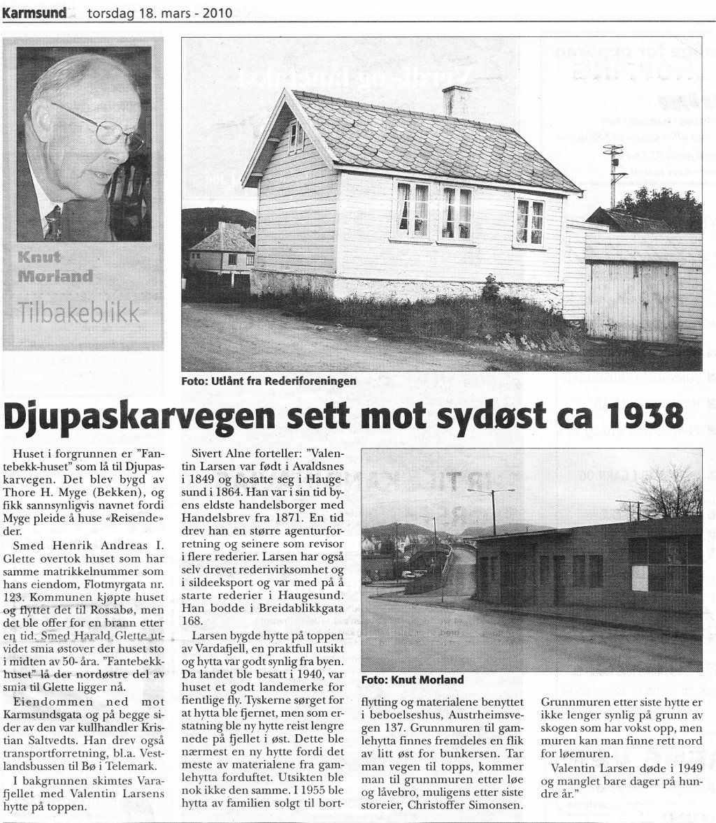 Fra lokalavisen Karmsund