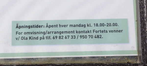 Kontaktinfo for «fortets venner»