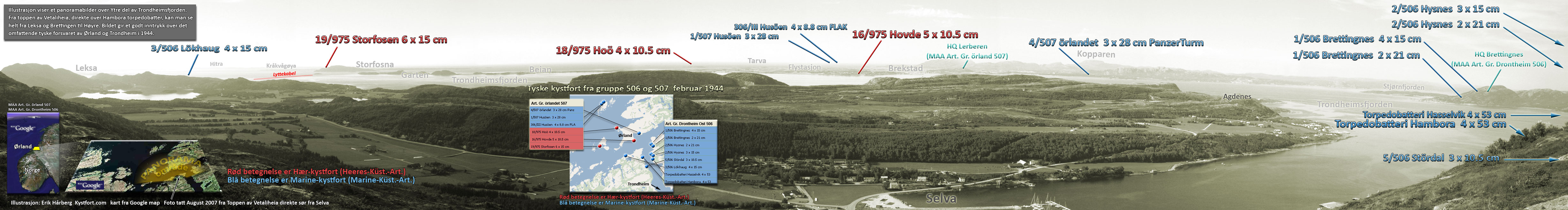 Agdenes som viser inngangen til Trondheimsfjorden.