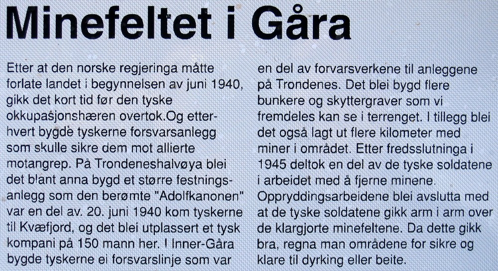 Fra infotavle