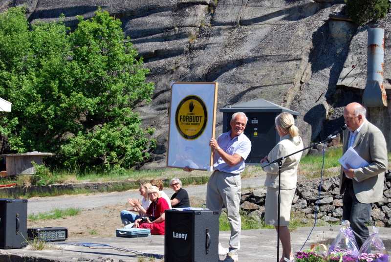 Skifte hadde en original gave til ordføreren