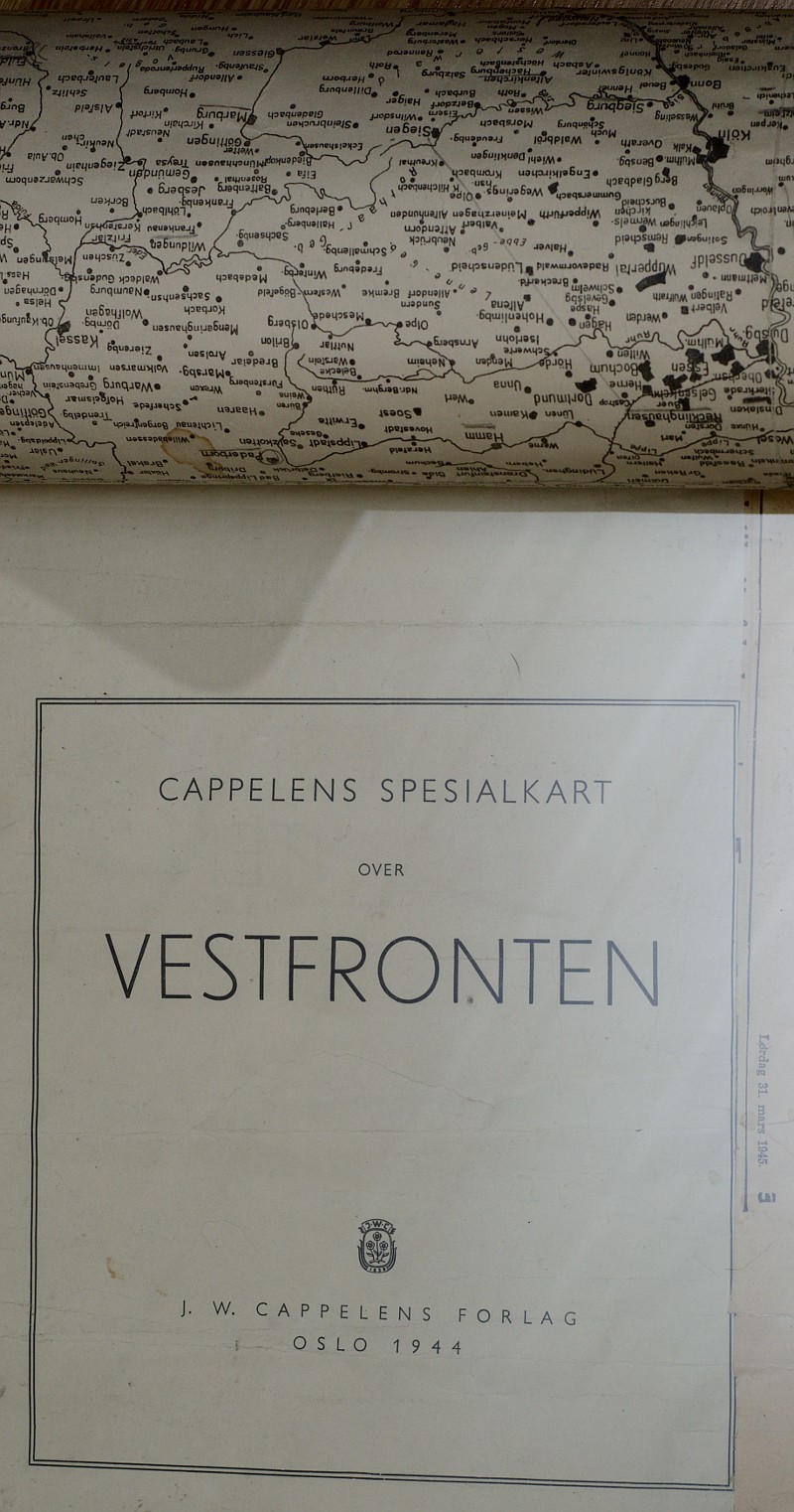 Cappelens spesialkart over Vestfronten