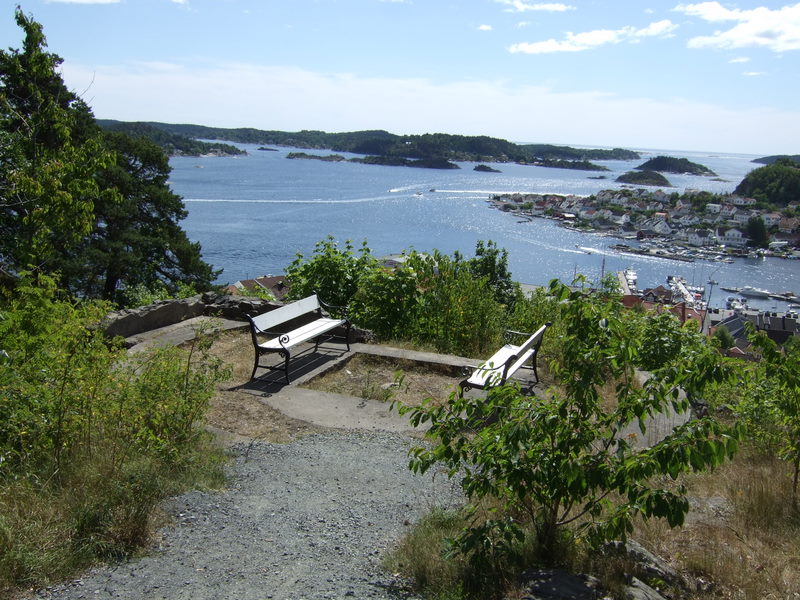 Lyskasterstilling på Skriverheia.