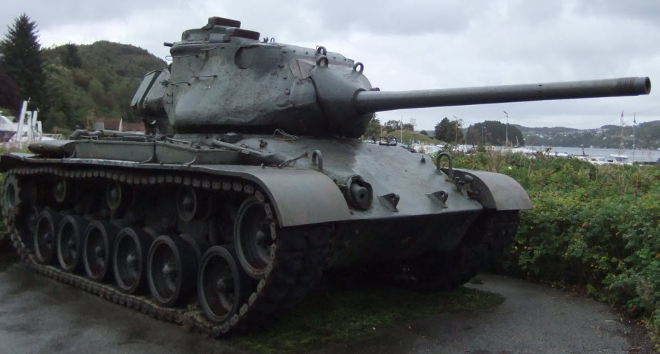 M47 stridsvogn &quot;Patton&quot; - forløperen til M48 stridsvogn.