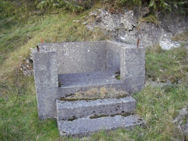 Kom over denne nær komunikasjonsbunkeren .Kan det ha vert en vaktpost?