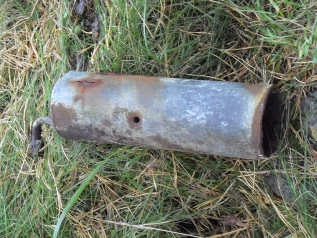 Er denne fra krigen ? Den var veldig rusta på innsiden...