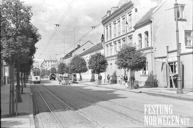 Trondheim, Prinsens gt sett nordover fra krysset Bispegata.  (JornN)