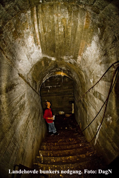 Landehovde bunkers nedgang.jpg