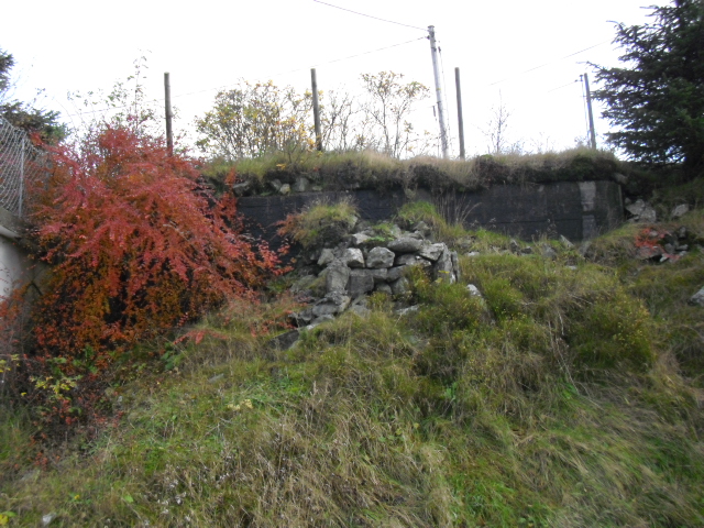 Trur det er best KOS forklarer hva denne blei brukt til. Steinene i midtten av bildet dekke skyteskåret.