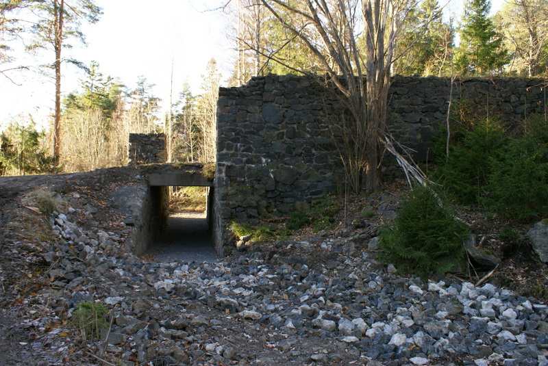 Små stier er gruset