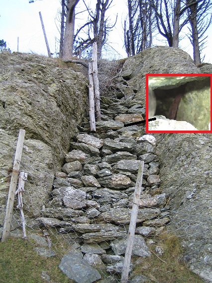 her går kabelen ned bergsiden