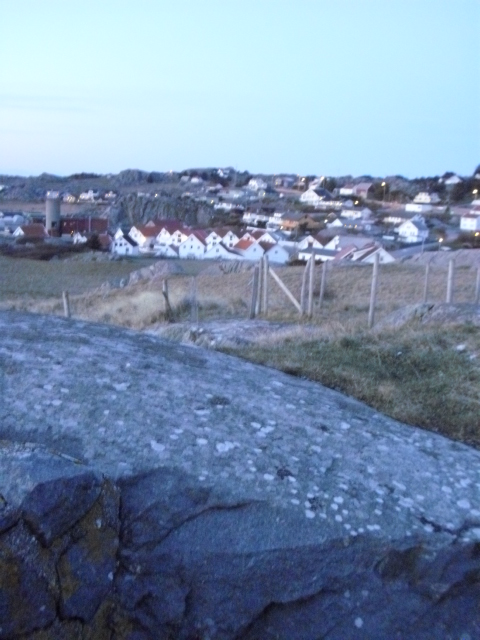 Utsikt mot nord, sandvehavn
