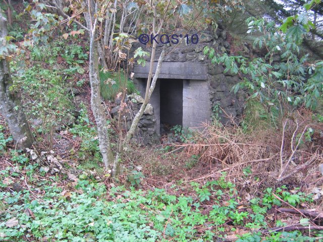 Dekningstunnel 'grønn 23' fra ammobunker 'grønn 24' til kanonstilling nr.1