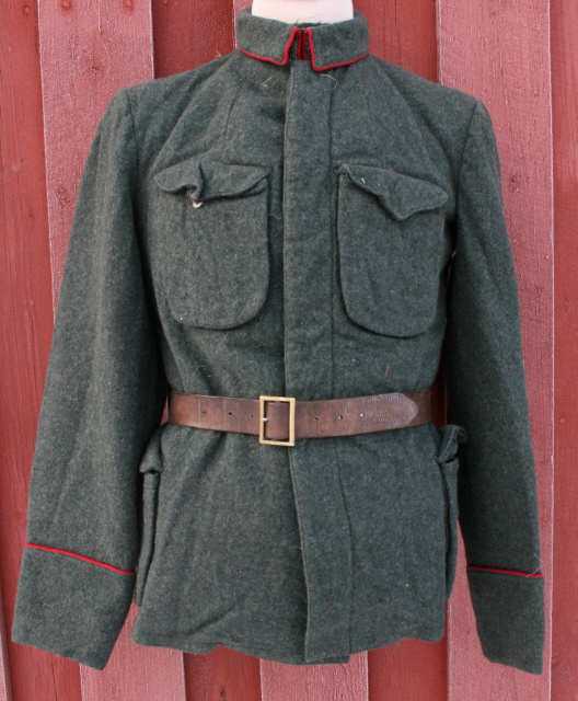 Norsk m/1914 Feltjakke med belte