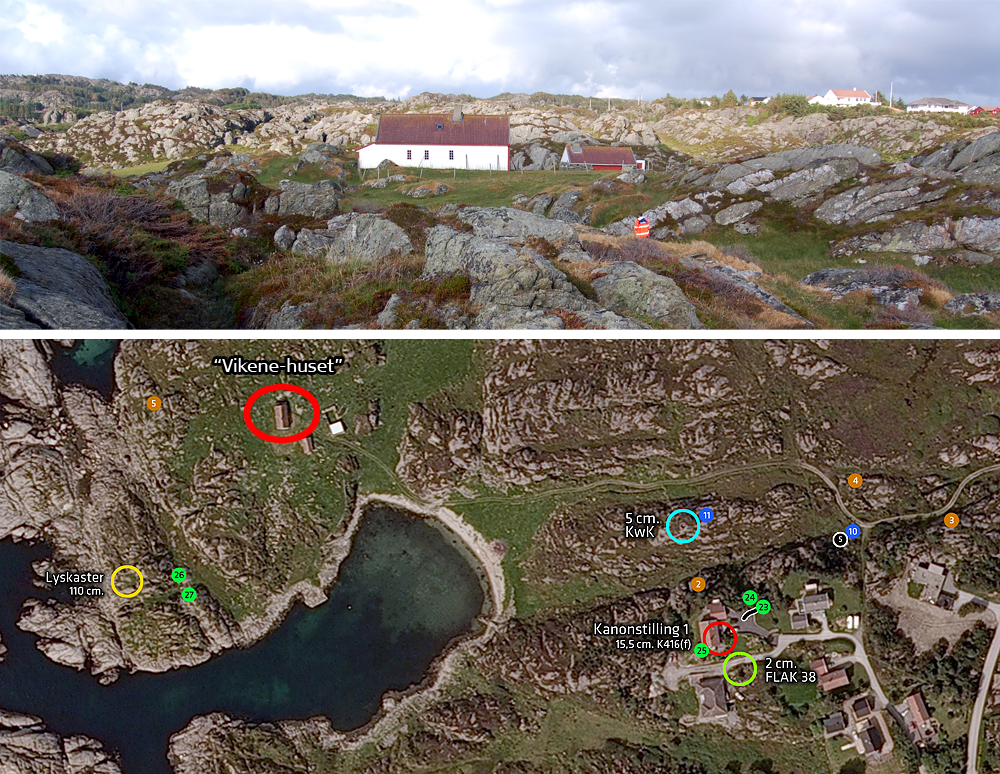 Det tidligere omtalte 'Vikene-huset'...