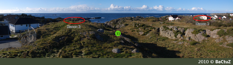 Utsikten fra taket av OP nord.