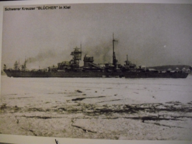 "Blücher" fotografert i Kiel,Ukraina