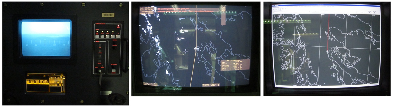 Systemet i drift, bilder fra TKR (hhv. EO/ Taktisk/ Våpen)