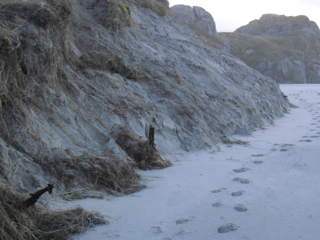 Den ene stokken var der nesten ikke mer igjen av...